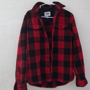 old navy reg ls shirt j red buffalo pl